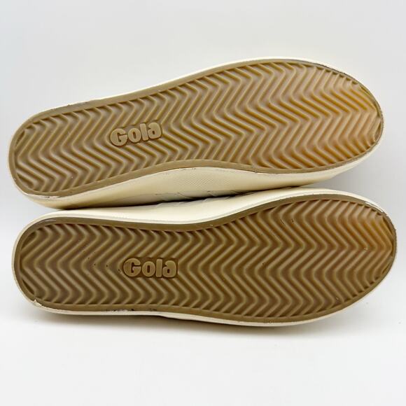 Gola Womens Coaster Low Top Sneakers US 10 EU 41 Off White Canvas EUC - Picture 11 of 14